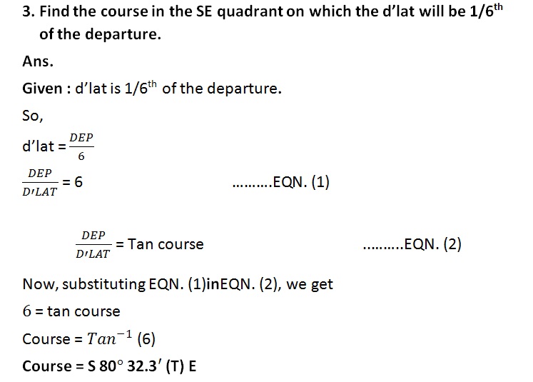 Solution chapter 2 Principal of navigation